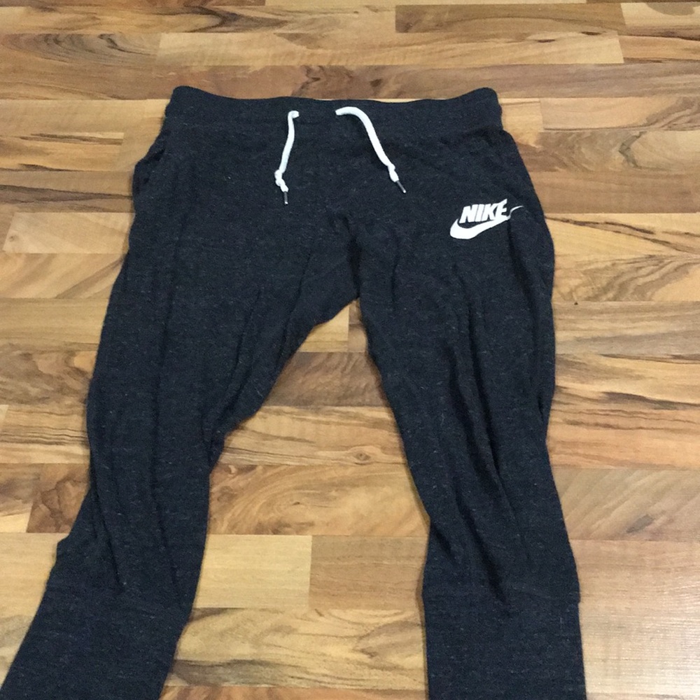 Grey Nike joggers